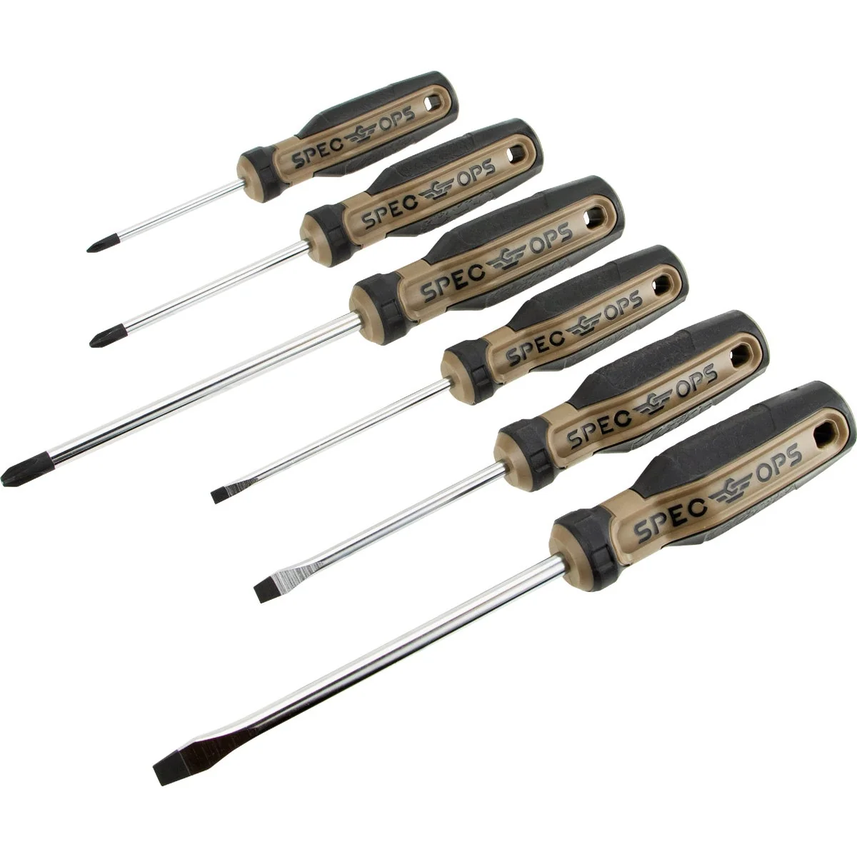 Recyclable Spec Ops Phillips Slotted Screwdriver Set 6-Piece Elite