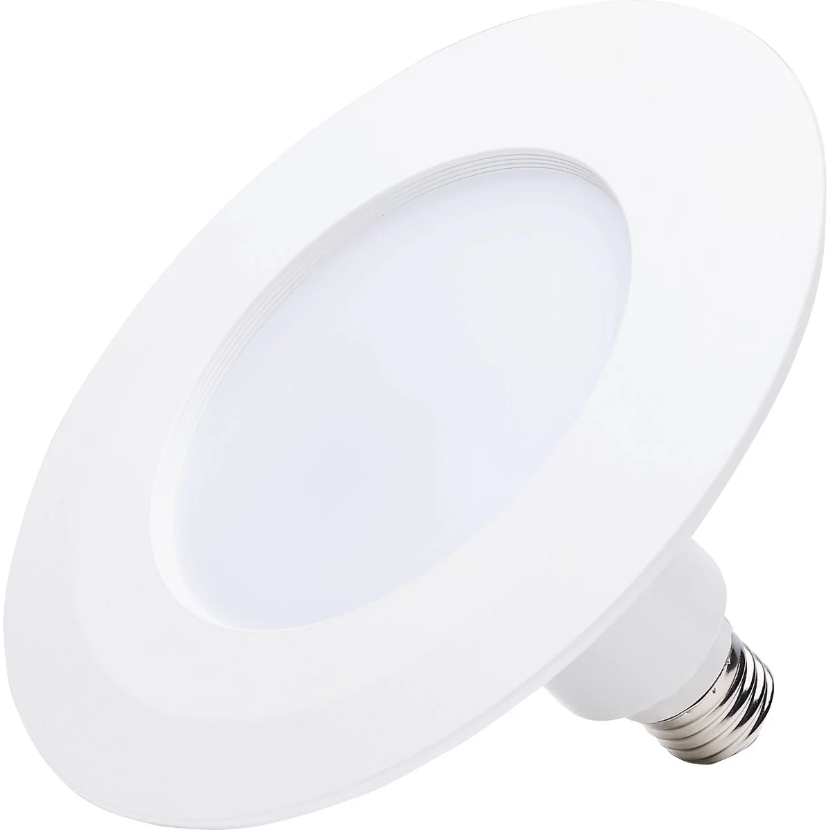 Elegant Satco 5 In. 6 In. 800 Lm. 12W Retrofit White LED CCT-Selectable Recessed Light Kit 2-Pack Next-Generation