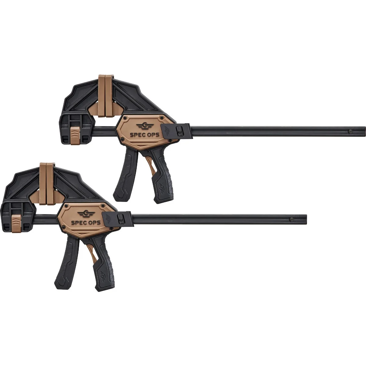Top-Quality Spec Ops 13 In. One-Hand Heavy Duty Bar Clamp 2-Pack High-End