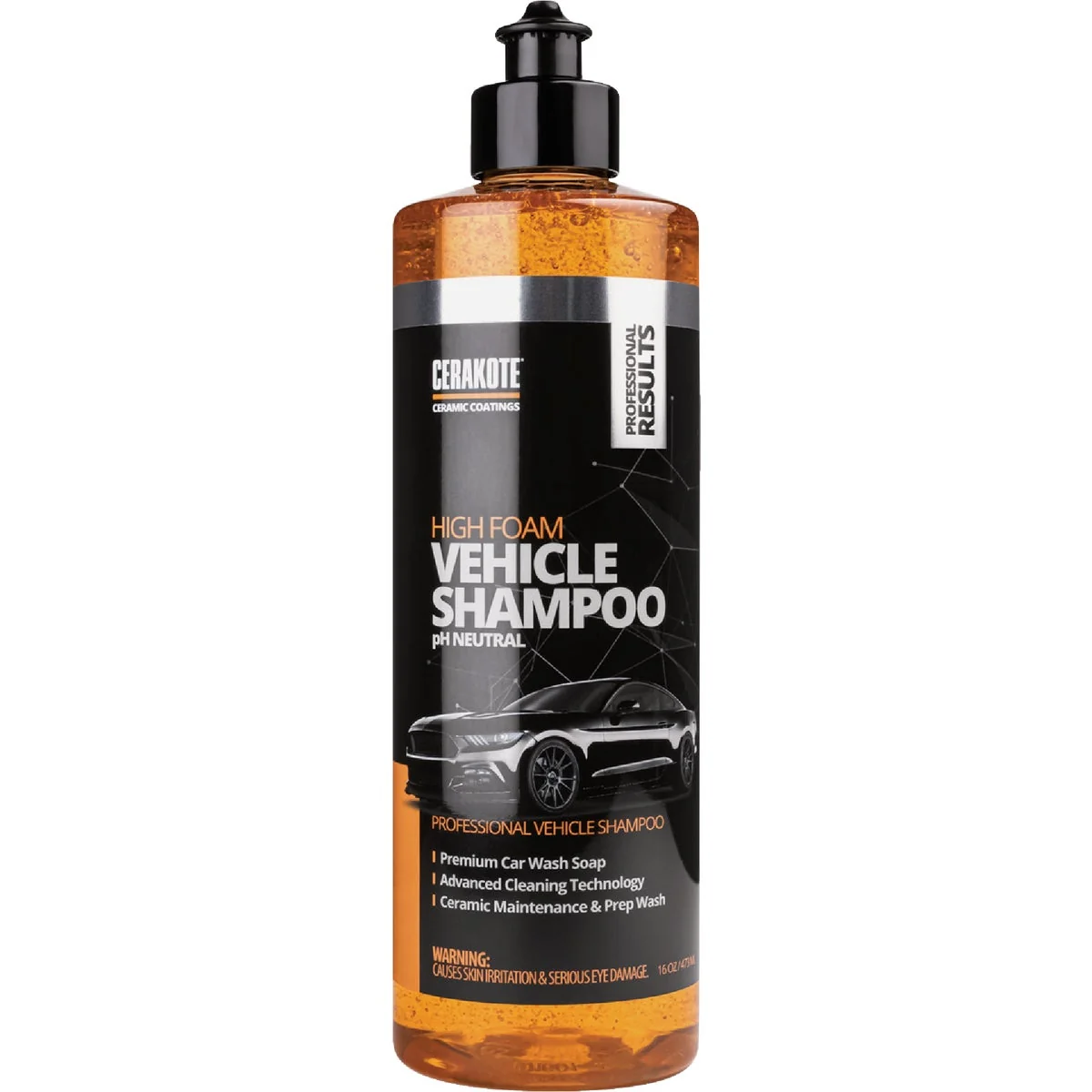 Quality Cerakote 16 Oz. High Foam Vehicle Shampoo Car Wash High-Quality