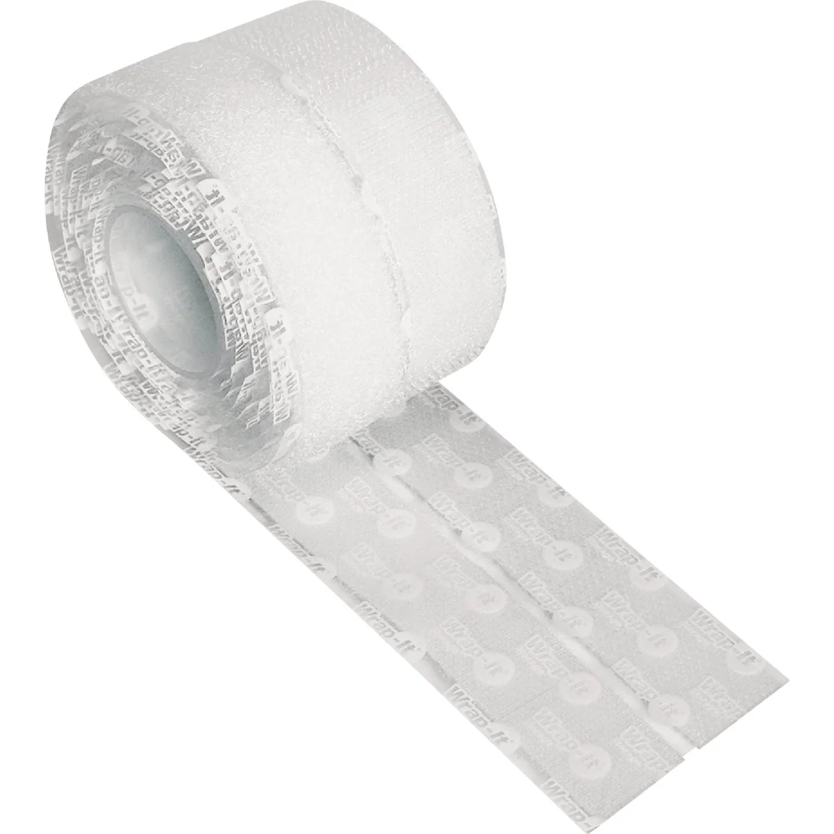 Sophisticated Wrap-It Storage Stick ‘Em 3 4 In. x 5 Ft. White Hook Loop Roll Fashionable