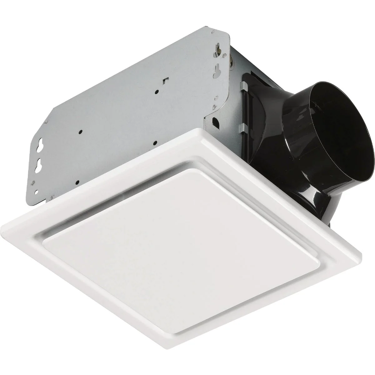 Comfortable Homewerks 110 CFM 2.5 Sone Ceiling No Cut Installation Bathroom Exhaust Fan Excellent