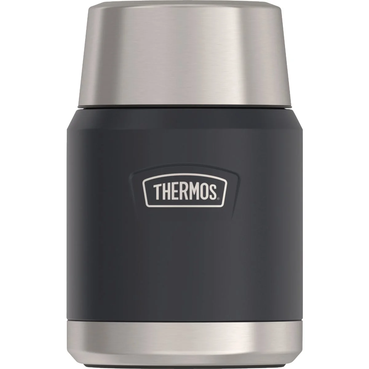 Next-Generation Thermos 16 Oz. Stainless Steel Food Jar with Spoon Graphite Refined