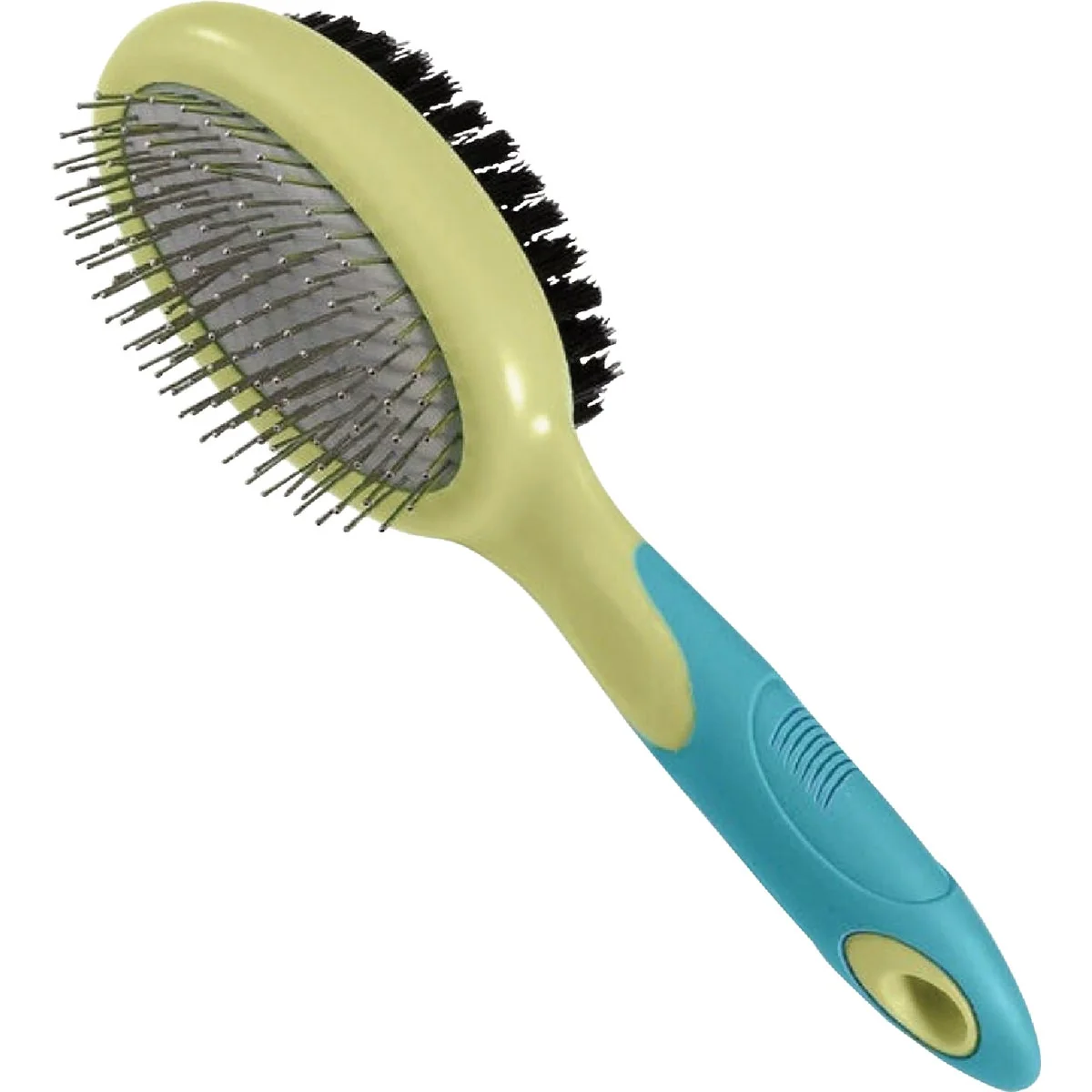Smooth U-groom Combo Firm Bristle Pin Pet Brush Official