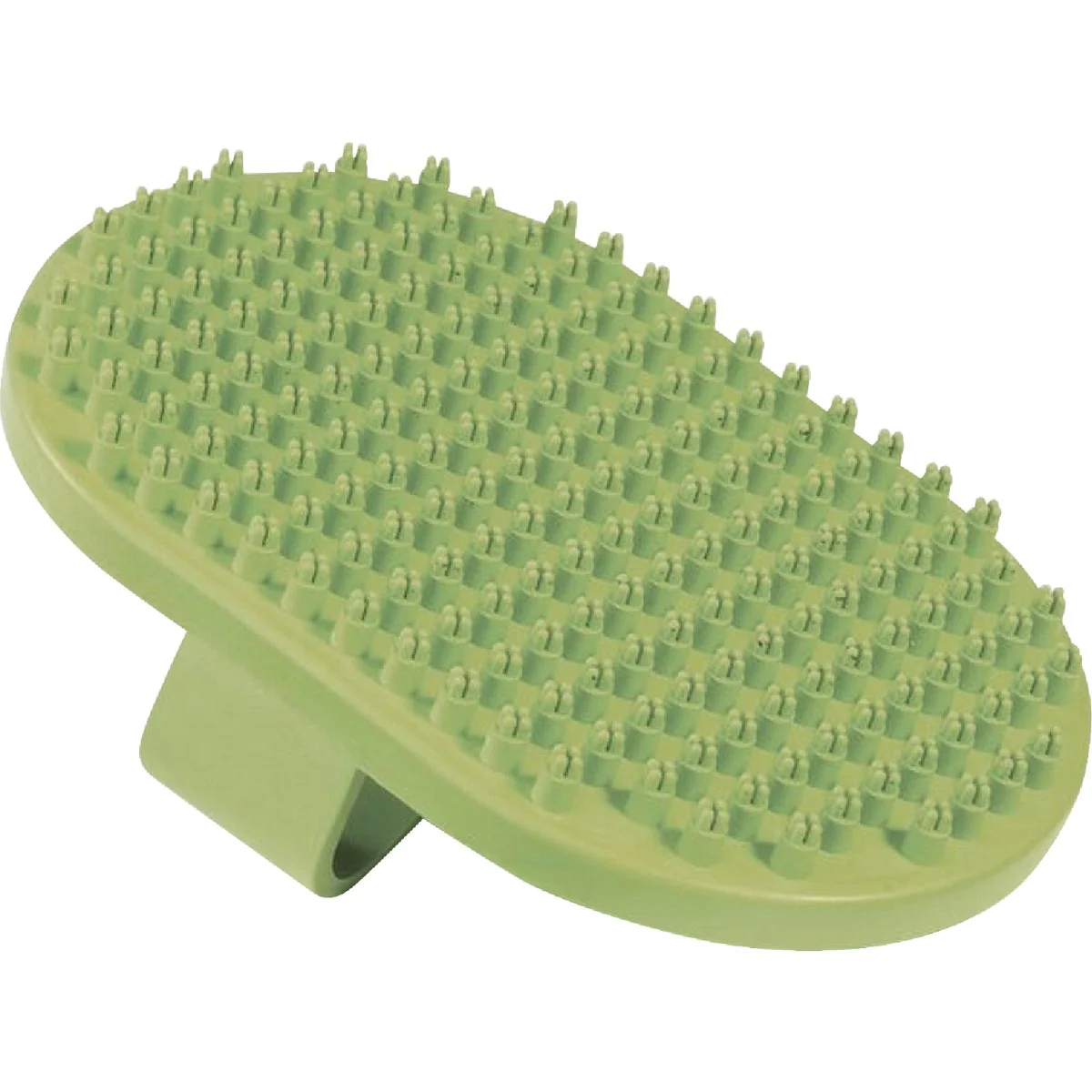 Responsible U-groom Rubber Curry Brush Oval with Handstrap Original Design
