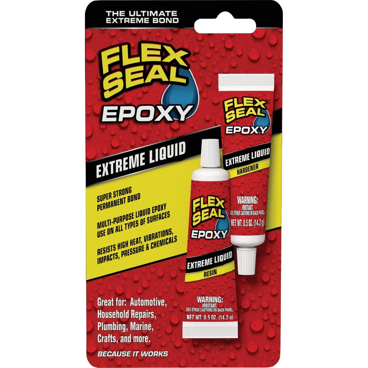 Original Design Flex Seal Epoxy 0.5 Oz. Extreme Liquid Black 2-Pack Exceptional