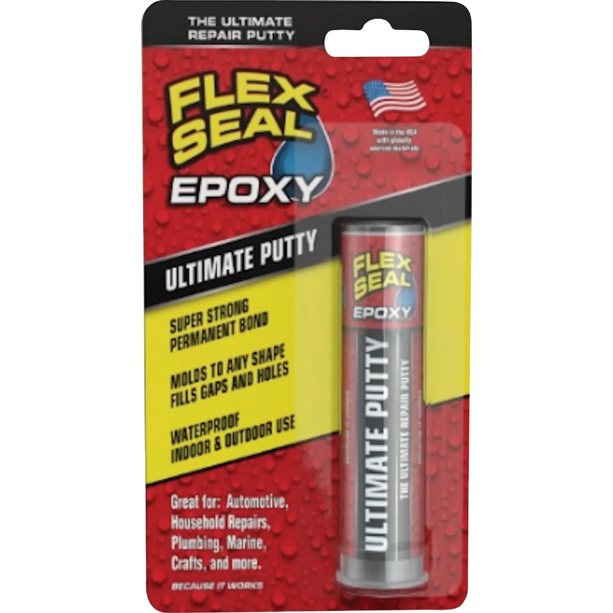 Next-Generation Flex Seal Epoxy 2 Oz. Putty Dark Gray Casual