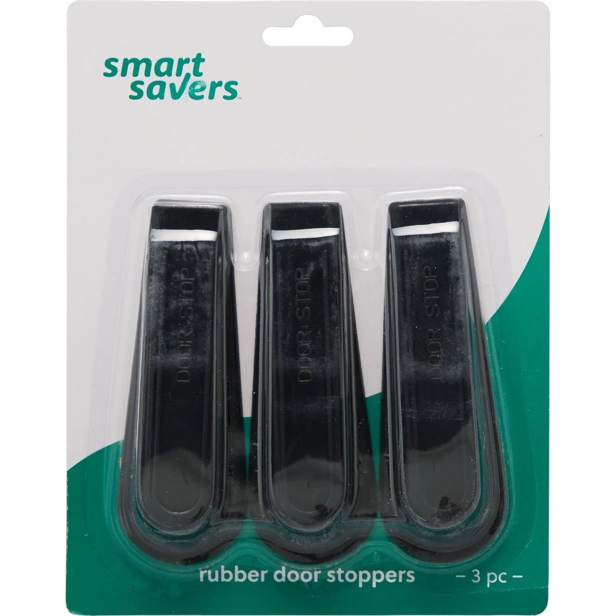 Luxury Smart Savers Rubber Door Stopper 3 Pk. Enhanced
