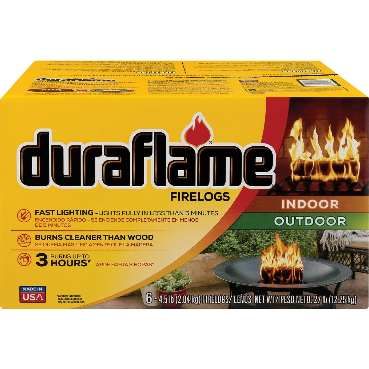 Artisan Duraflame 3-Hour Firelog 6-Pack Fine