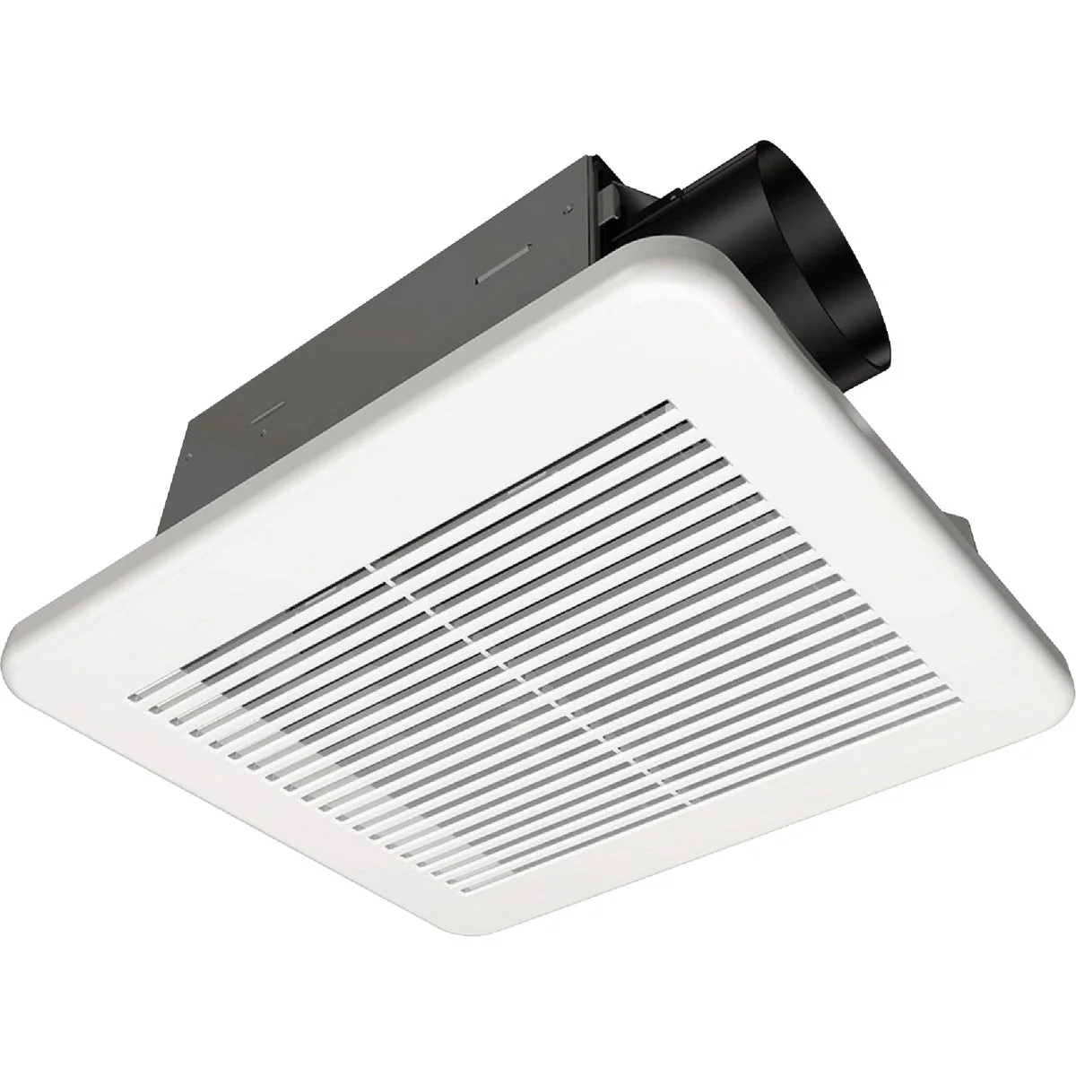 Safe Homewerks 50 CFM 1.0 Sone Ventilation Bathroom Exhaust Fan with No-Cut Housing Traditional
