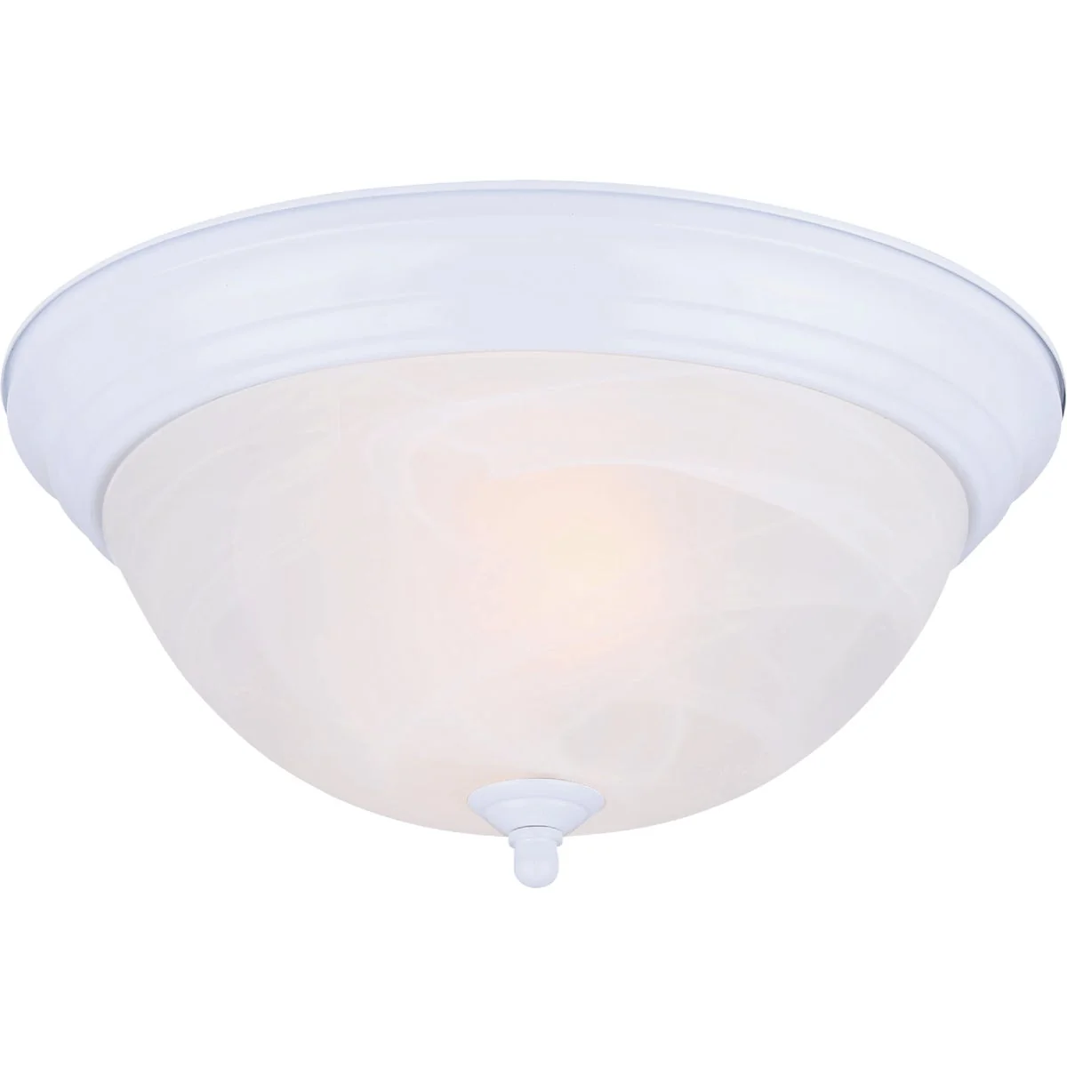 Reusable Canarm 13 In. 2-Light White Alabaster Glass Flush Mount Ceiling Light Fixture Verified