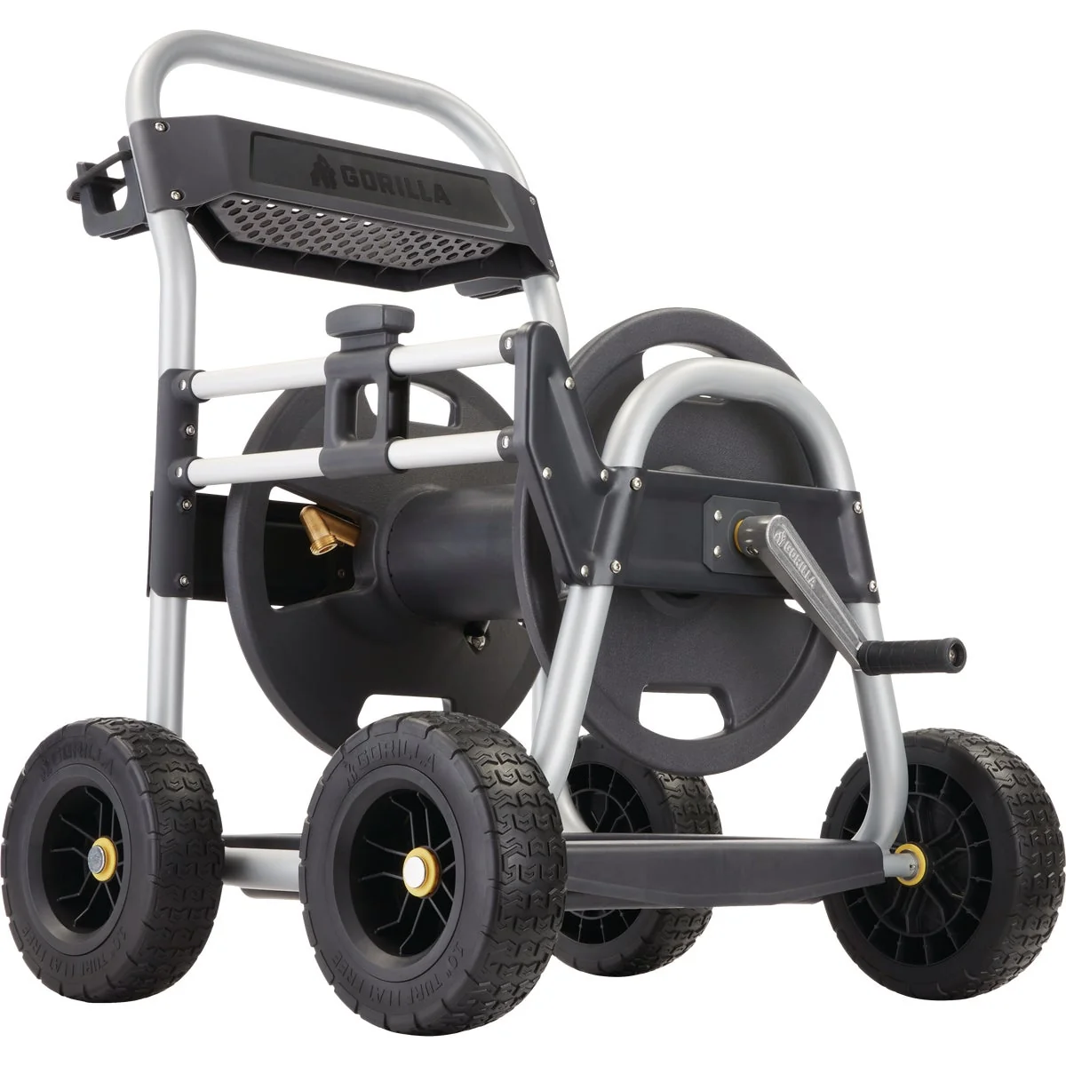 Smooth Gorilla Carts 250 Ft. Heavy Duty Hose Reel Cart Clean