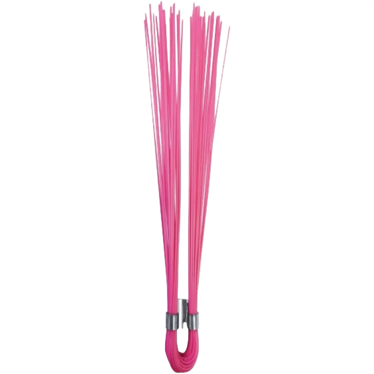 Healthy Site Pro Salamander 6 In. Dual-Crimp Stake Wisker Marker Flo Pink Trendy