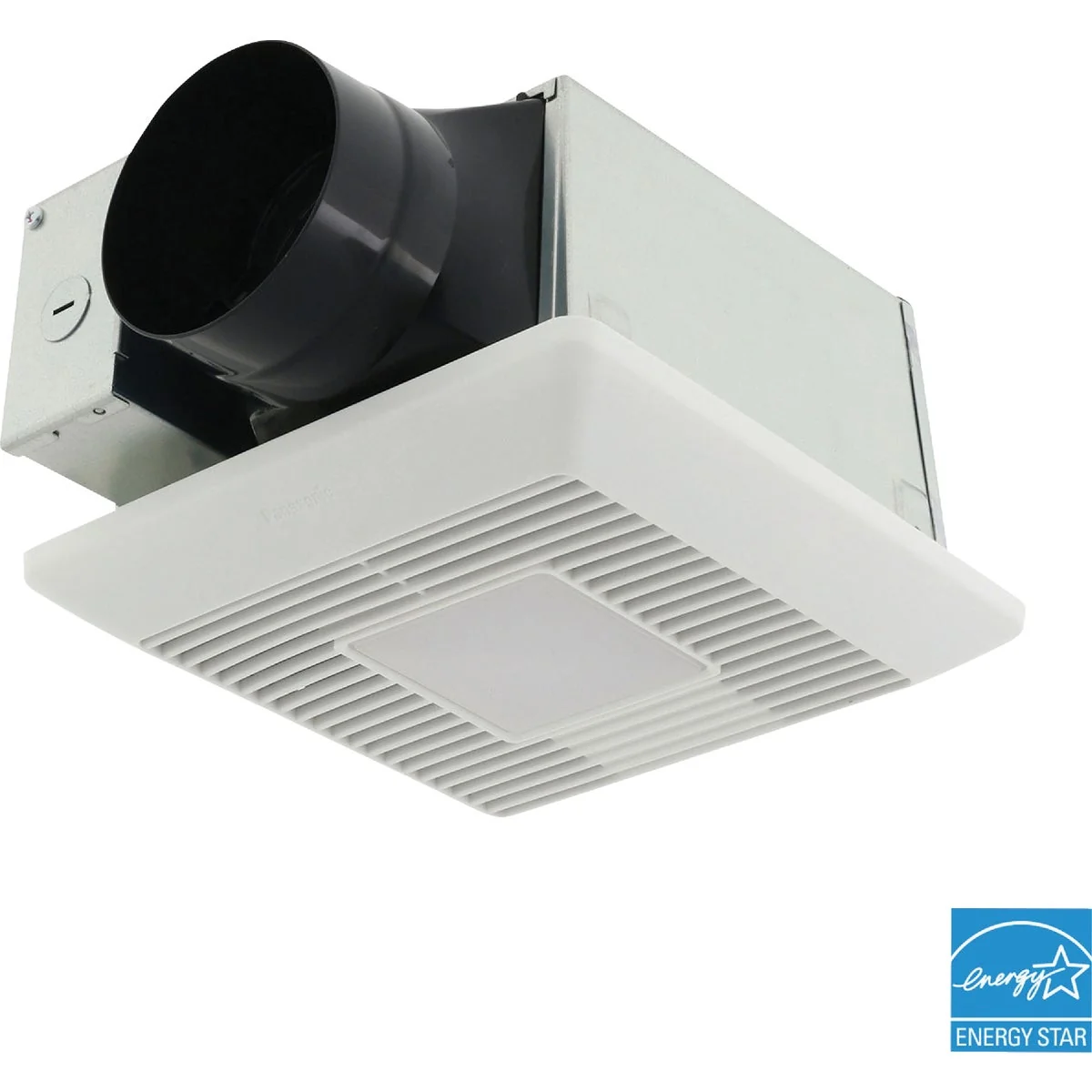 Trendy Panasonic Whisper Mighty 70 90 CFM Bath Fan with Light Modern