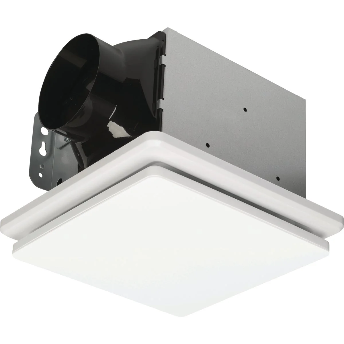 Excellent Homewerks 80 CFM 1.0 Sone Clean Cover Ventilation Fan with Dimmable LED Light Unique