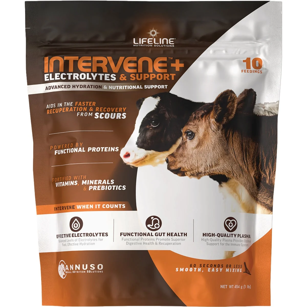 Innovative LifeLine Intervene 1 Lb. Electrolytes Support for Calves Luxury