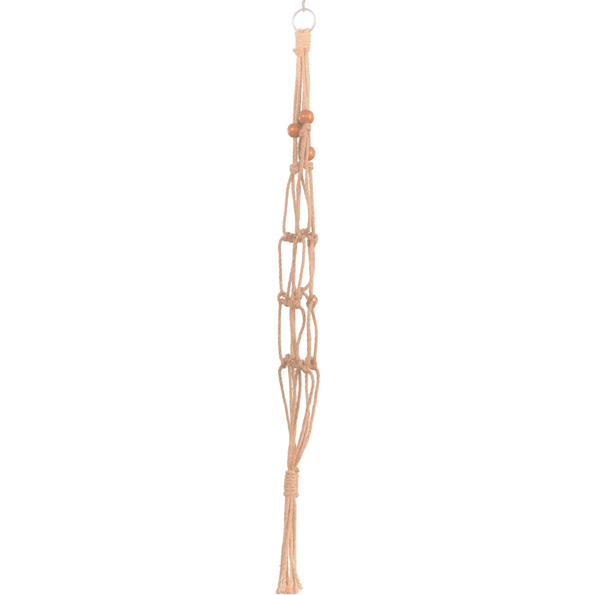 Carefully Designed Primitive Planters 36 In. Natural Jute Plant Hanger Dependable