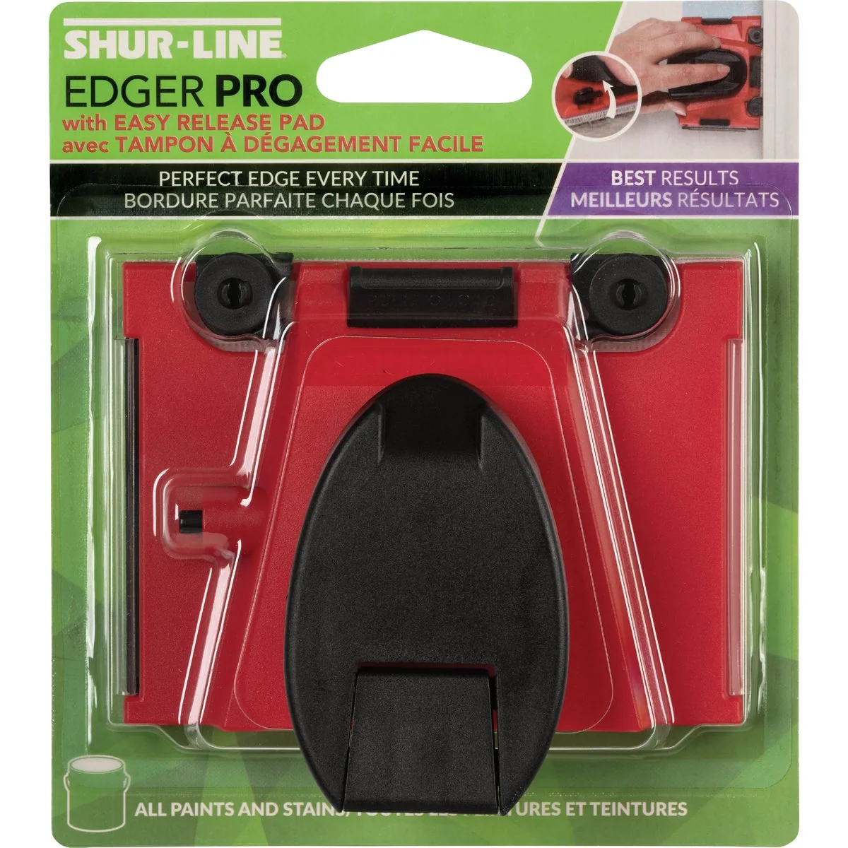 Lightweight Shur-Line Paint Edger Pro with Easy Release Pad Responsible