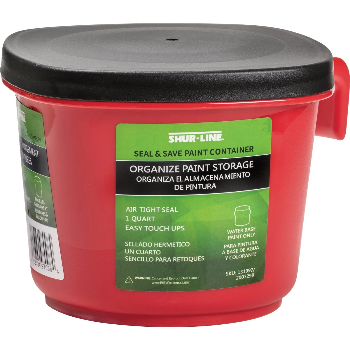Long-Lasting Shur-Line 1 Qt. Seal and Save Paint Container Powerful