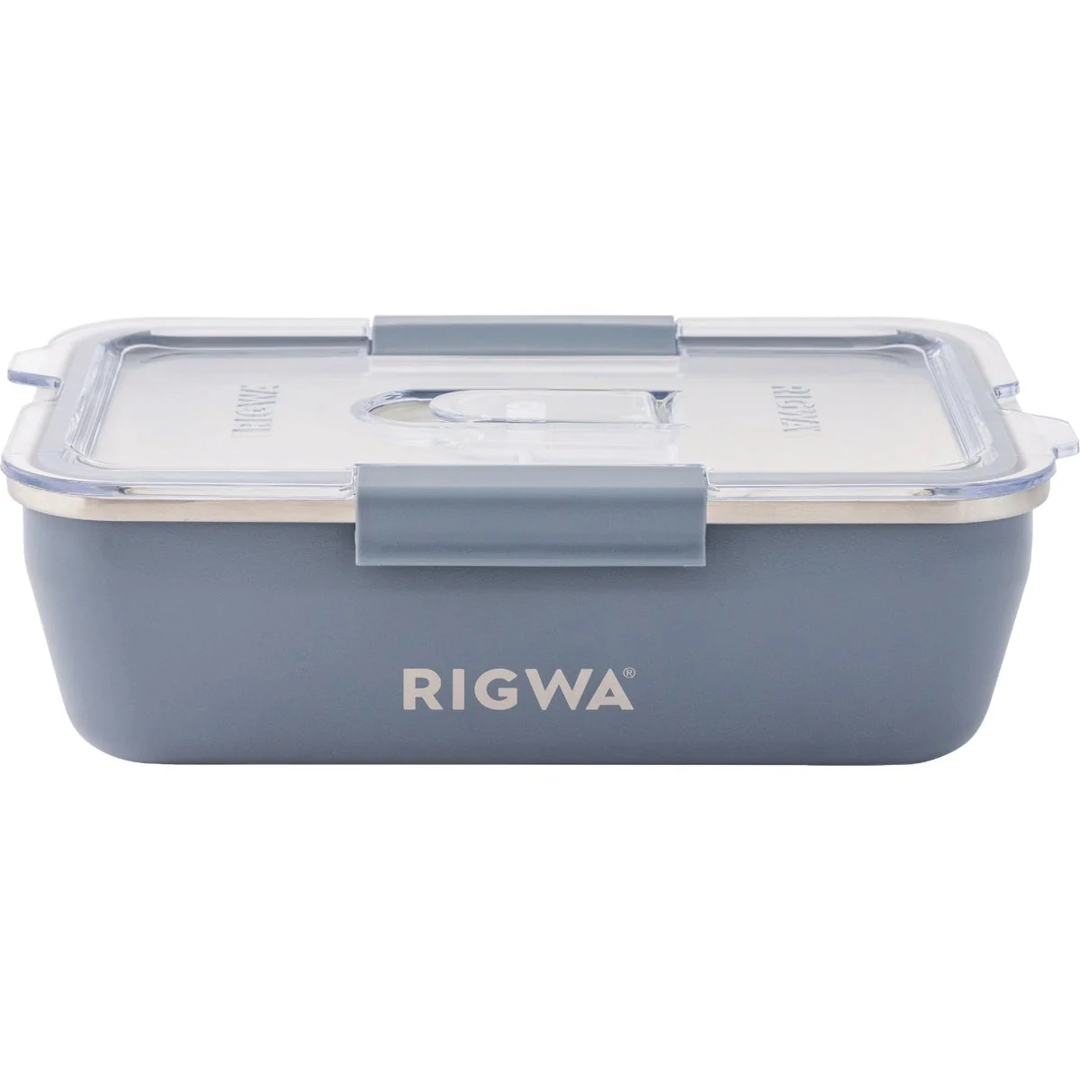 Durable Rigwa Life 9 In. x 6 In. Bento Box Kit Slate Superior