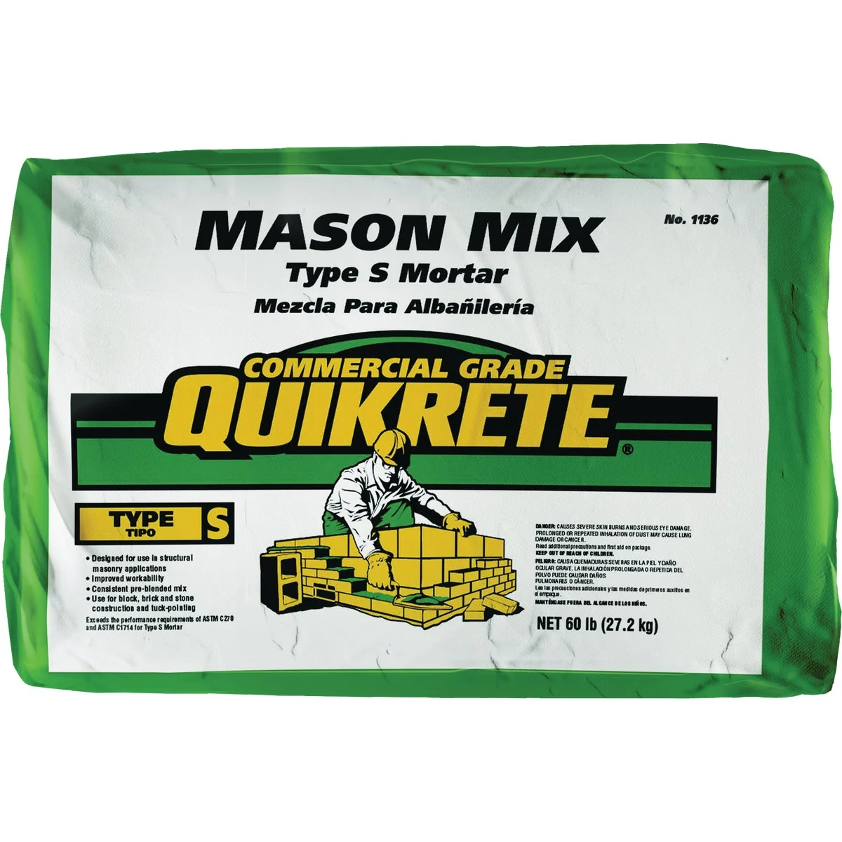 Soft Quikrete 60 Lb. Mason Type S Mortar Mix Trendy