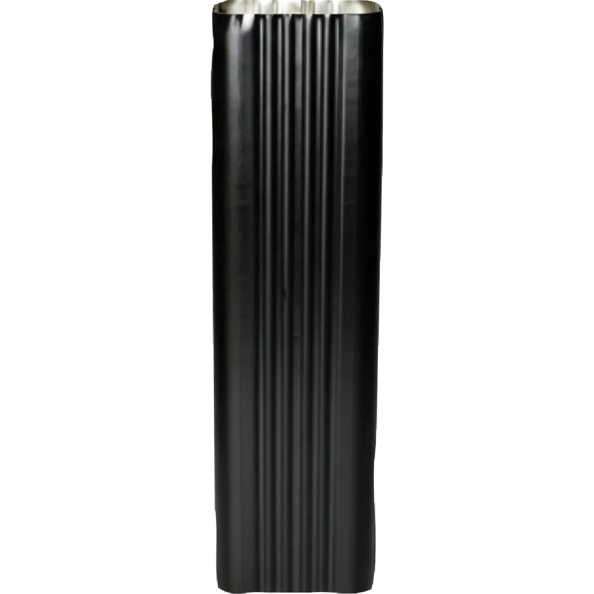 Elegant Spectra Metals 3 In. x 4 In. x 15 In. K-Style Black Aluminum Downspout Extension Convenient