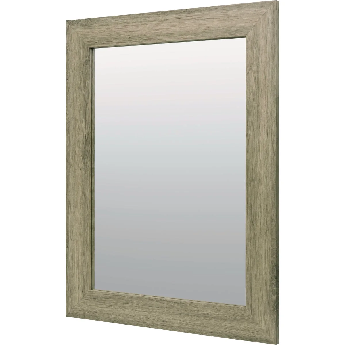 Traditional Zenna Home 20 In. x 26 In. Palomino Tan Framed Wall Mirror High-Quality