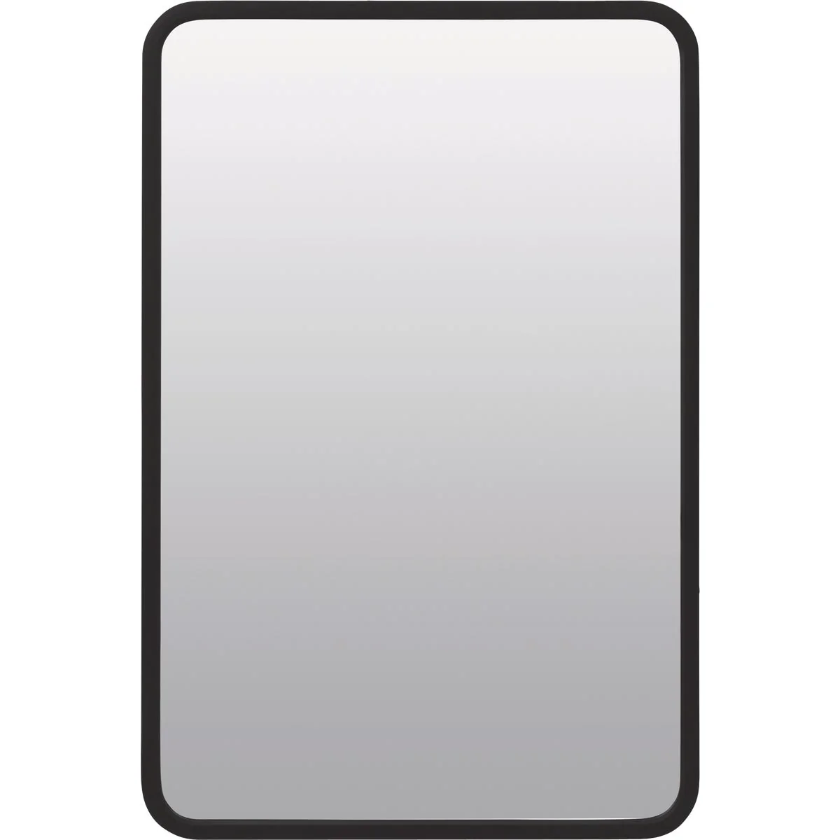 Dependable Zenna Home Designer Series Black 16 In. W x 24 In. H x 5 In. D Single Mirror Surface Recess Mount Rectangle Medicine Cabinet Innovative