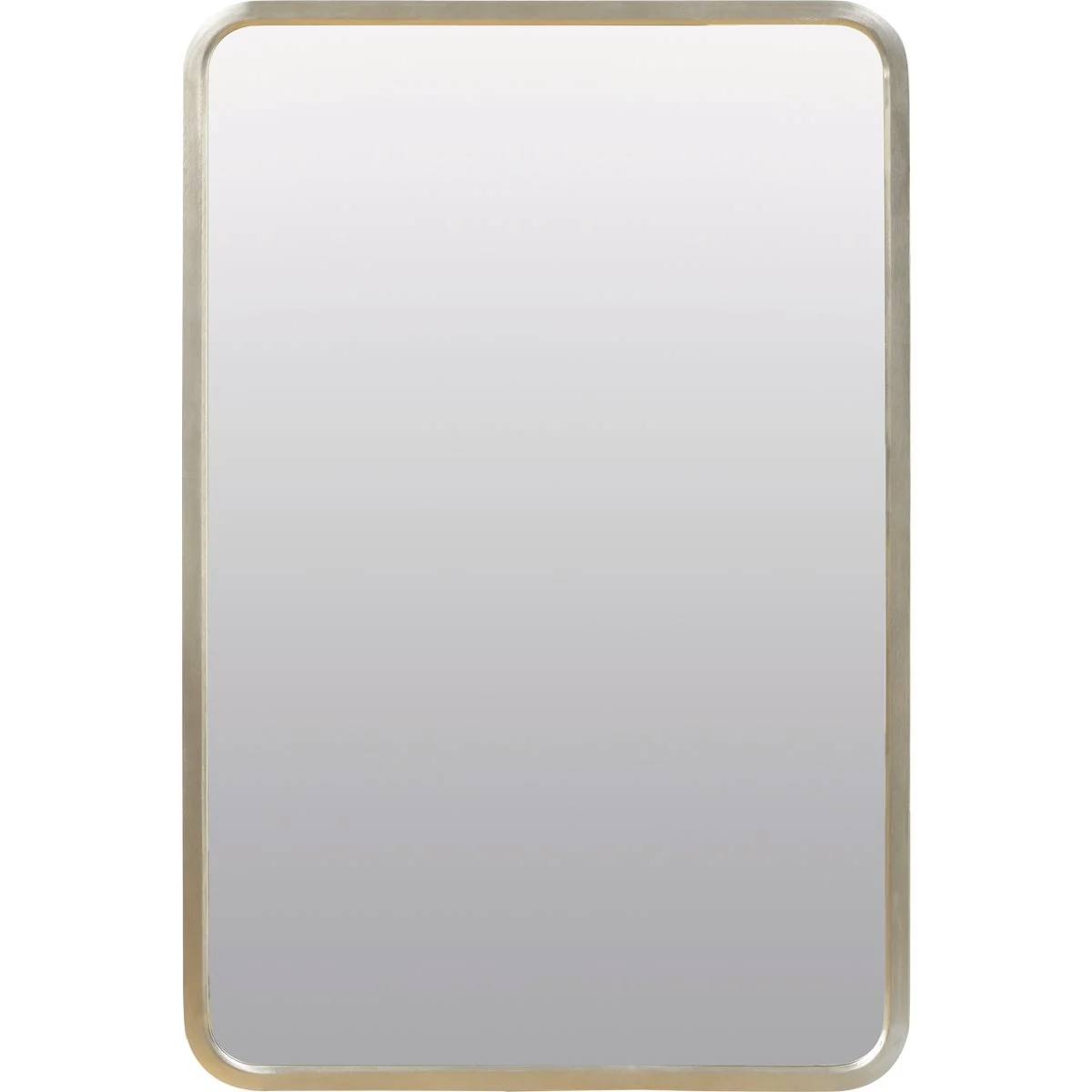 Detailed Zenna Home Designer Series Brushed Nickel 16 In. W x 24 In. H x 5 In. D Single Mirror Surface Recess Mount Rectangle Medicine Cabinet Soft