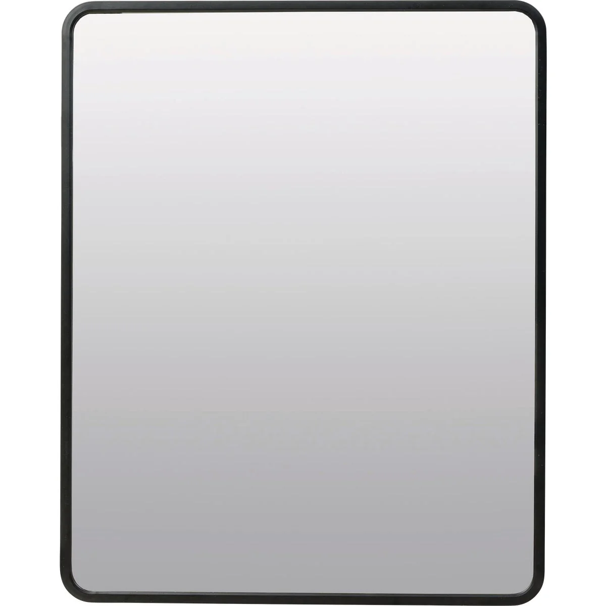 Durable Zenna Home Designer Series Black 24 In. W x 30 In. H x 5 In. D Single Mirror Surface Recess Mount Rectangle Medicine Cabinet Detailed