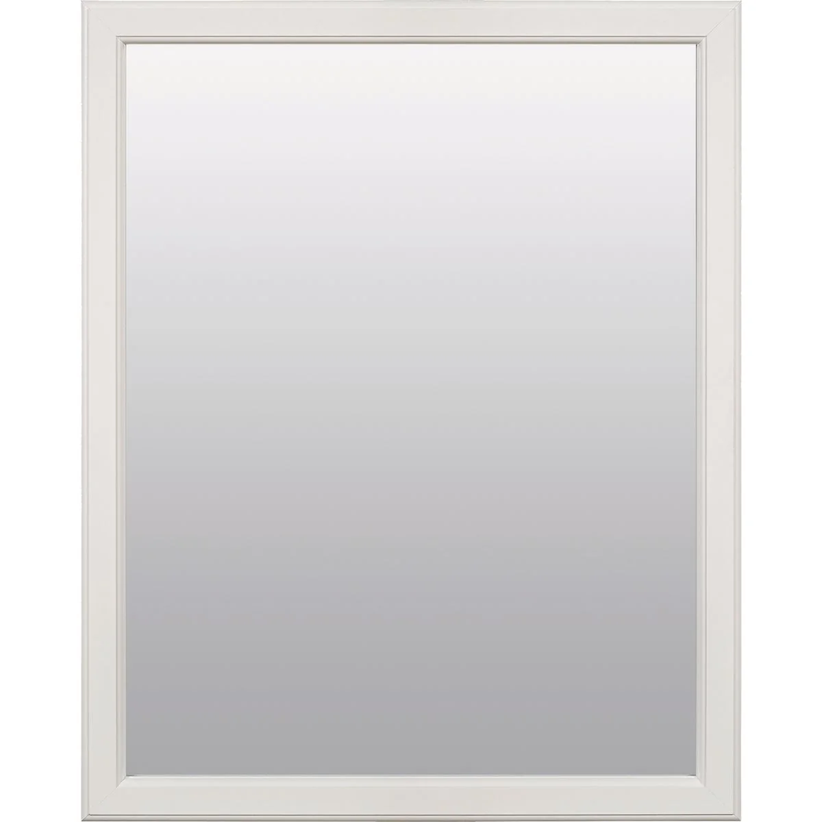 Breathable Zenna Home 20 In. x 25 In. White Framed Wall Mirror Original