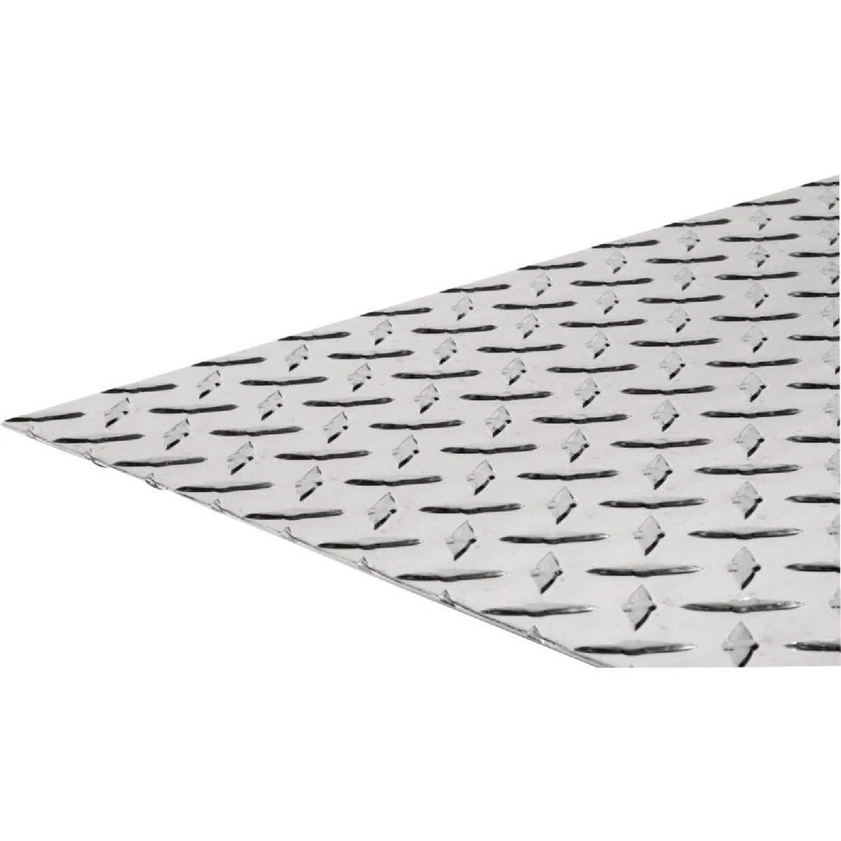 Crafted Hillman SteelWorks 0.063 In. x 24 In. x 48 In. Bright Aluminum Tread Plate Original Design