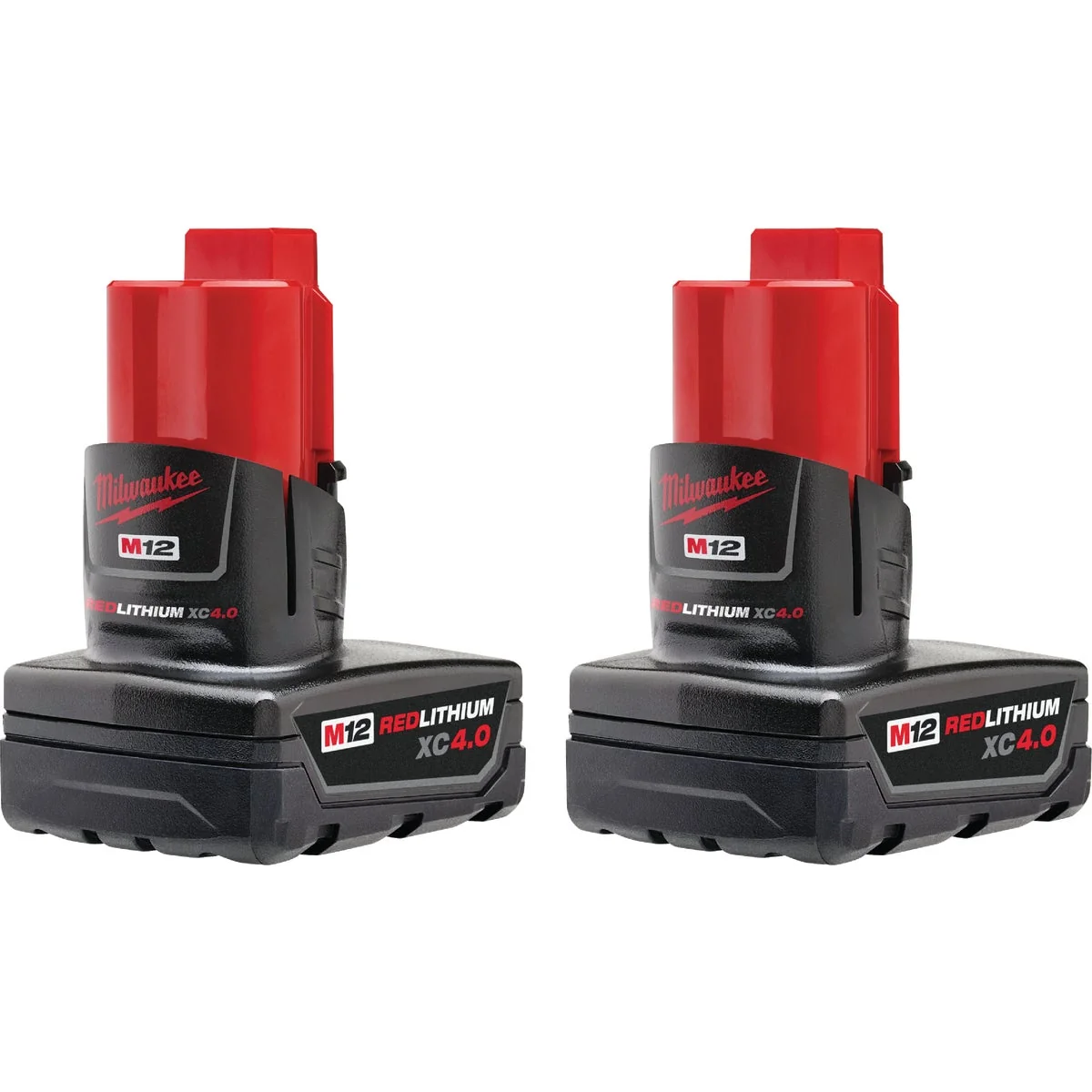 High-Quality Milwaukee M12 REDLITHIUM XC 4.0 Ah Battery Pack 2-Pack Proven