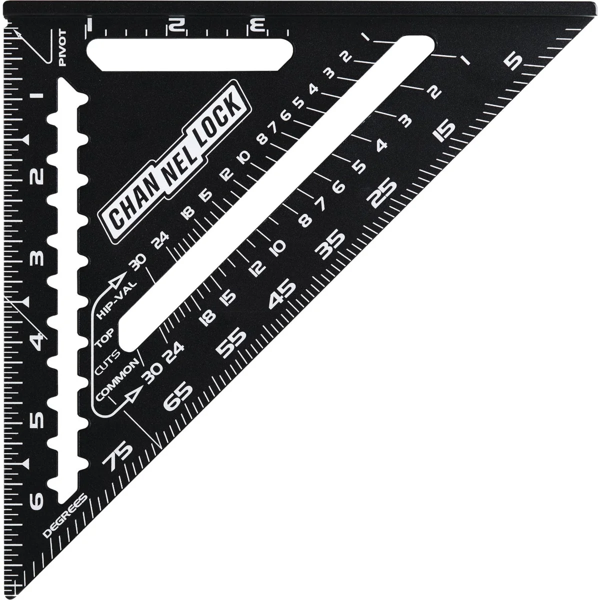 World-Class Channellock 7 In. Aluminum Rafter Square Green