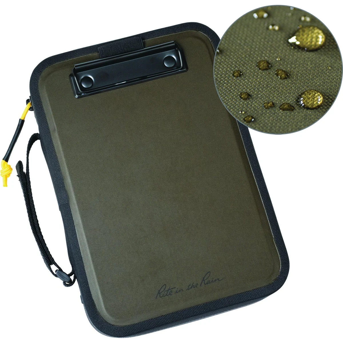 Reusable Rite in the Rain Monsoon 7 In. x 9.5 In. Weatherproof Hand Desk Clipboard Solid