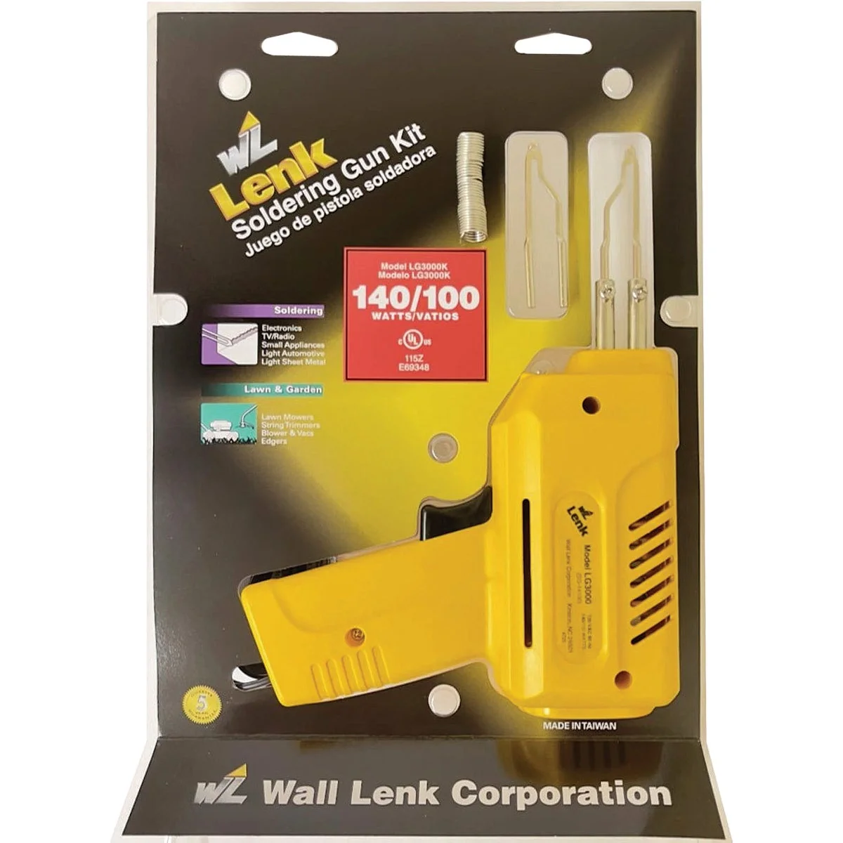 Classic Wall Lenk 140 100W Soldering Gun Kit Prestigious
