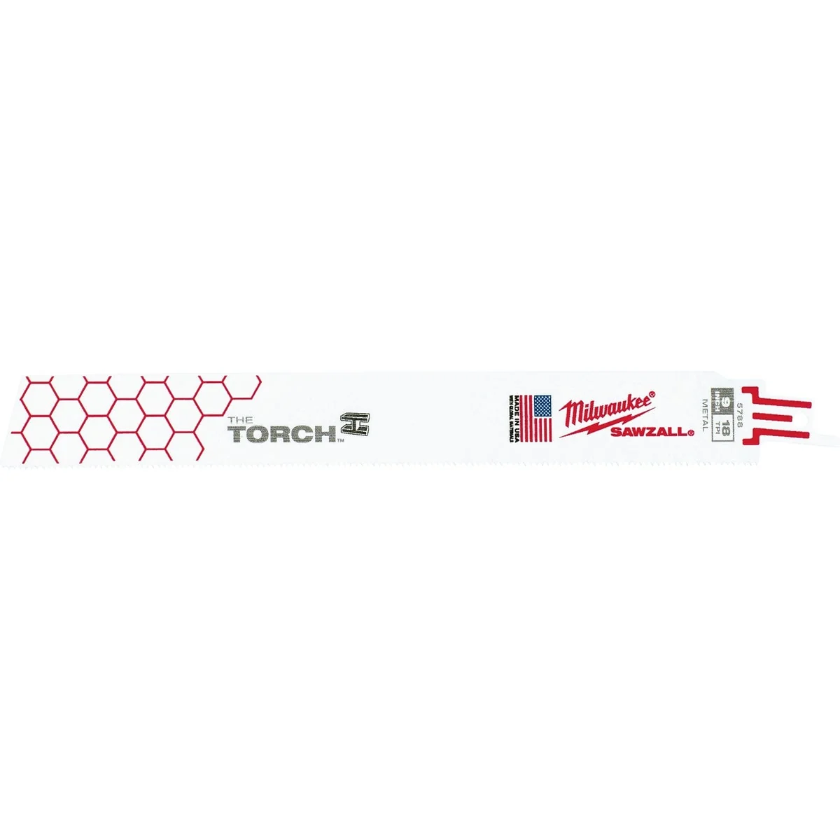 Premium Material Milwaukee SAWZALL The TORCH 9 In. 18 TPI Metal Demolition Reciprocating Saw Blade 25-Pack Fine Crafted