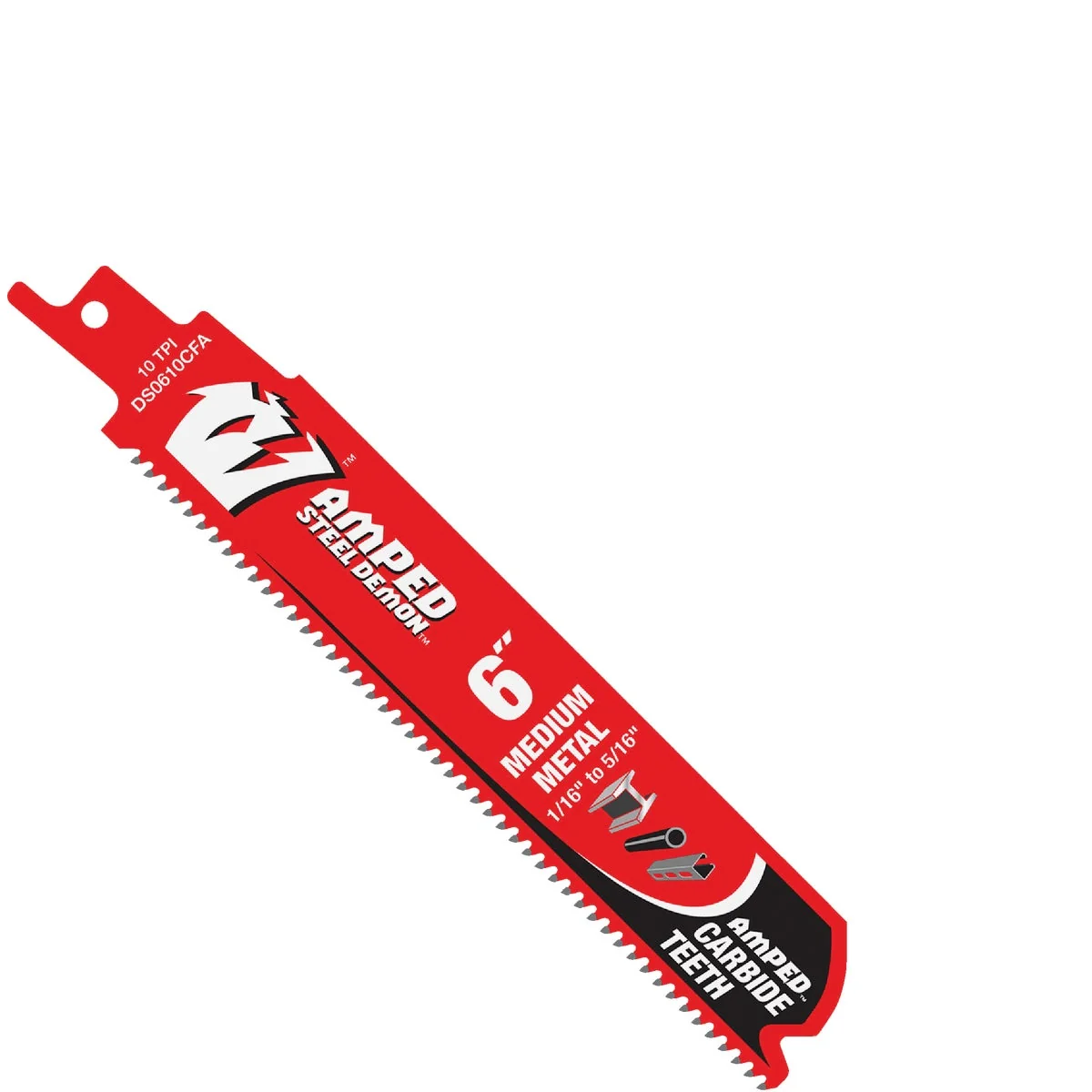 Powerful Diablo Steel Demon 6 In. Medium 1 16 in. – 5 16 in. Metal Reciprocating Saw Blade 3-Pack Premium Material
