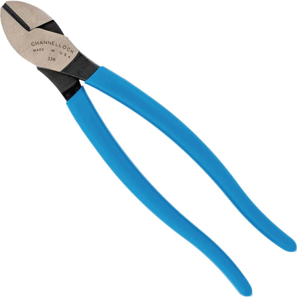 Green Channellock 8 In. High Leverage Diagonal Cutting Plier Original Design
