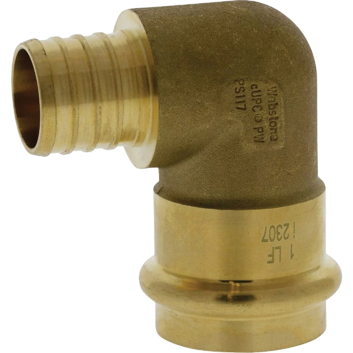 Safe Nibco 1 In. Press x F1807 LF BR PEX 90 Transition Elbow Responsible
