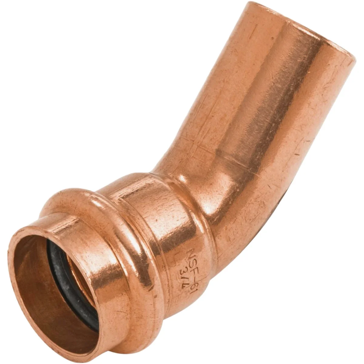 Carefully Designed NIBCO 1 2 In. FTG x 1 2 In. Press 45 Deg. Press Copper Elbow 1 8 Bend Original