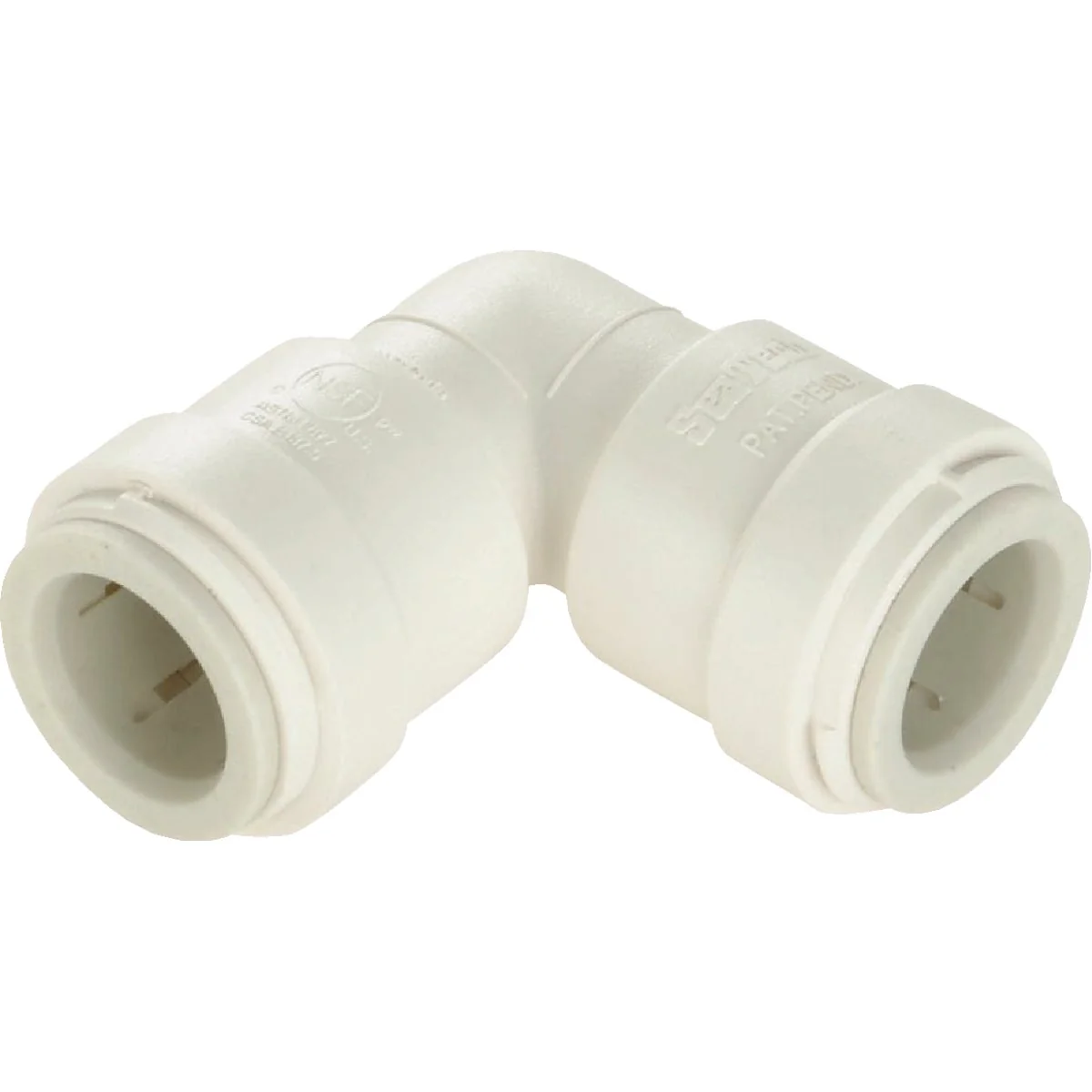 Certified Watts Aqualock 3 8 In. x 3 8 In. 90 Deg. Push-to-Connect Plastic Elbow 1 4 Bend Outstanding