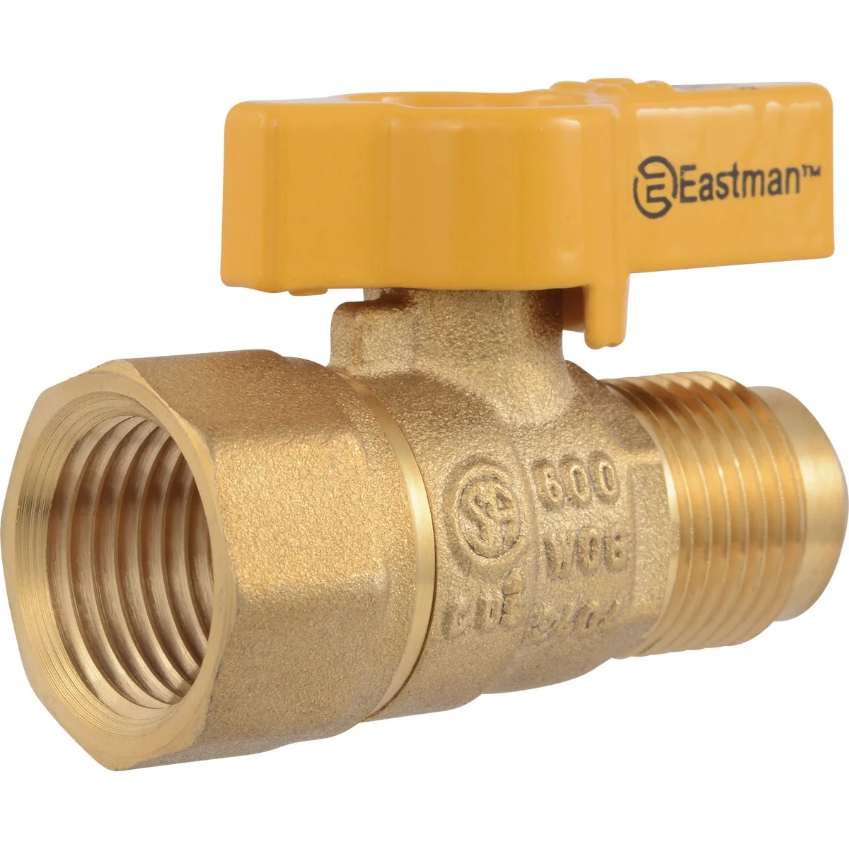 Clean Eastman 1 2 In. OD Male Flare x 1 2 In. FIP Gas Valve Elite