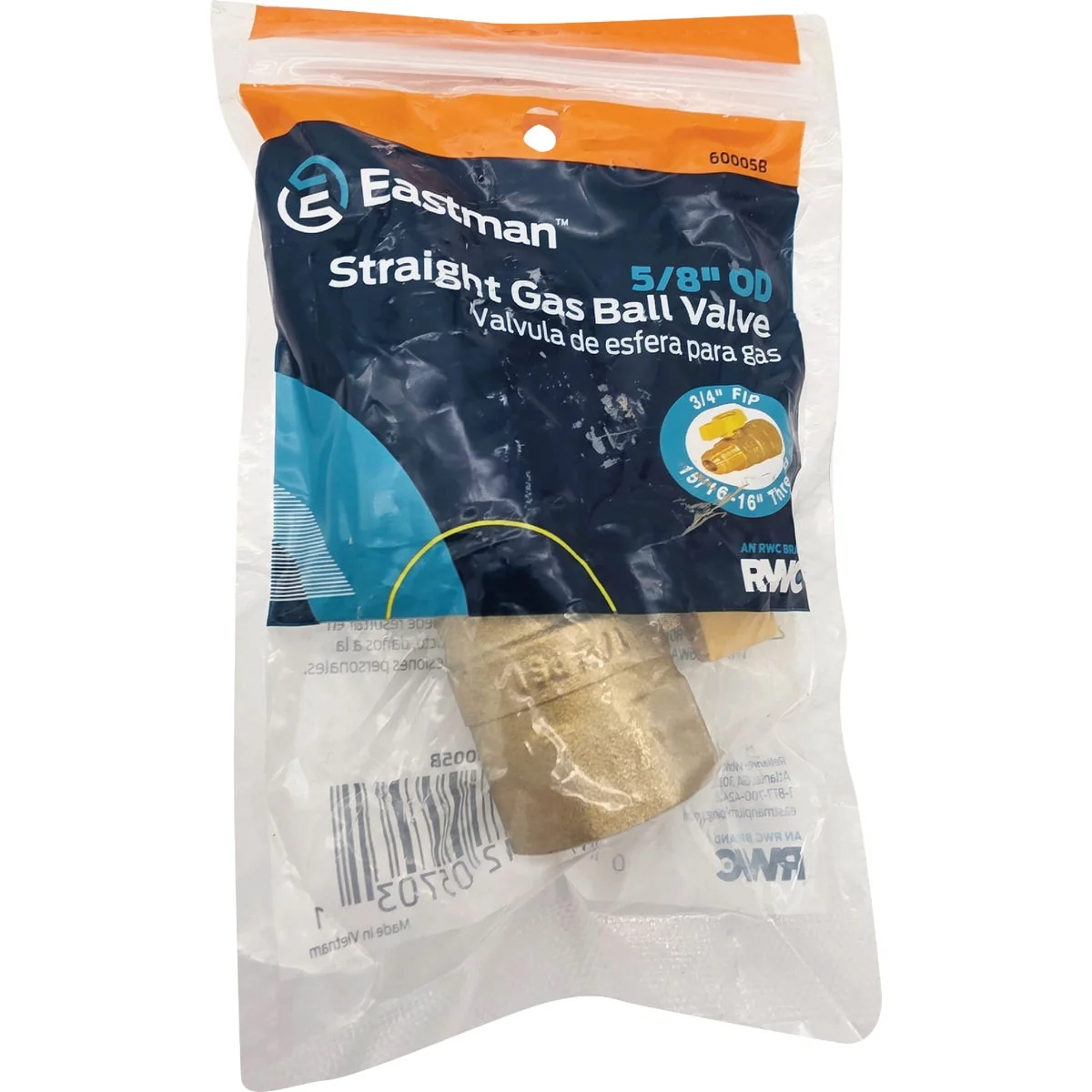 Classic Eastman 5 8 In. OD Male Flare x 3 4 In. FIP Gas Valve User-Friendly