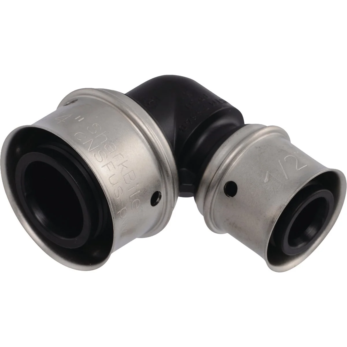 Convenient SharkBite 3 4 In. x 1 2 In. PEX Press Poly Elbow Advanced
