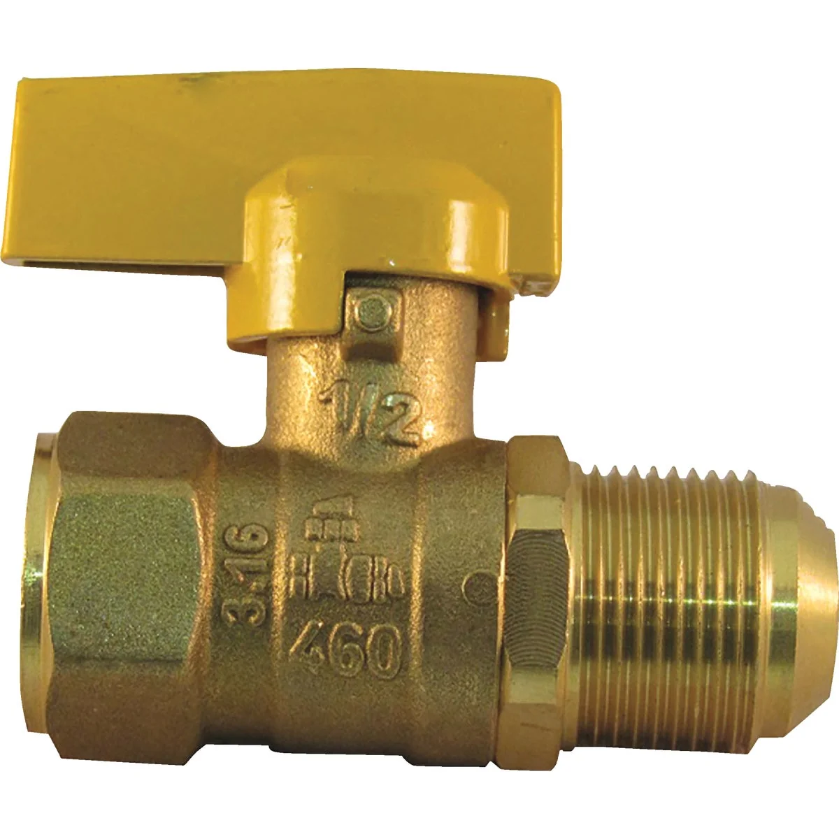 Expertly Made Pro-Flex CSST 1 2 In. FIP x 1 2 In. Flare 1 Piece – Gas Valve Original