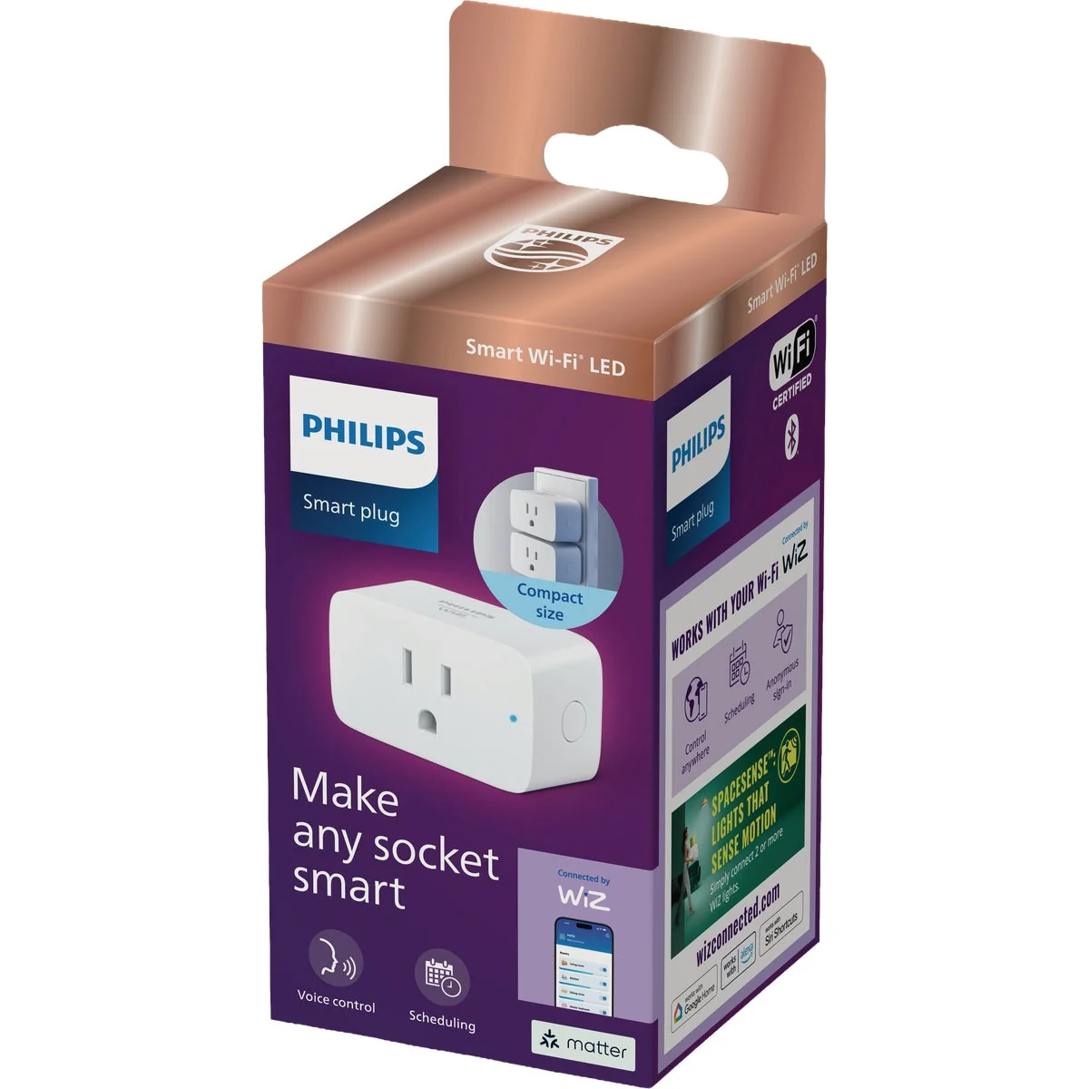Refined Philips Smart Wi-Fi White Plug Pure