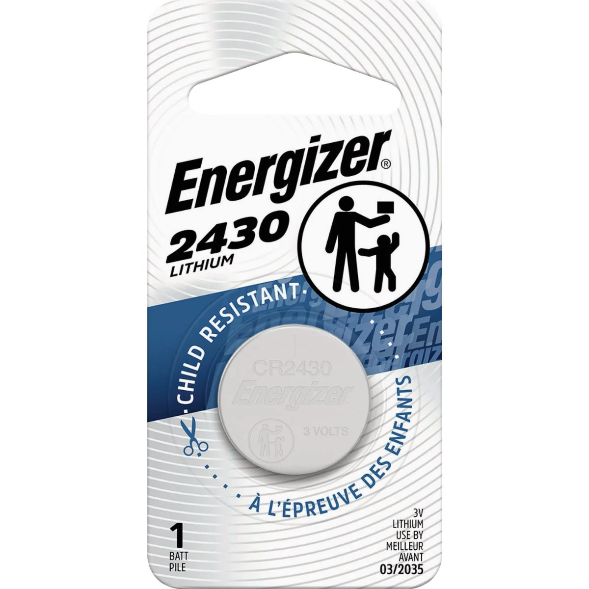 Contemporary Energizer 2430 Lithium Coin Battery Efficient