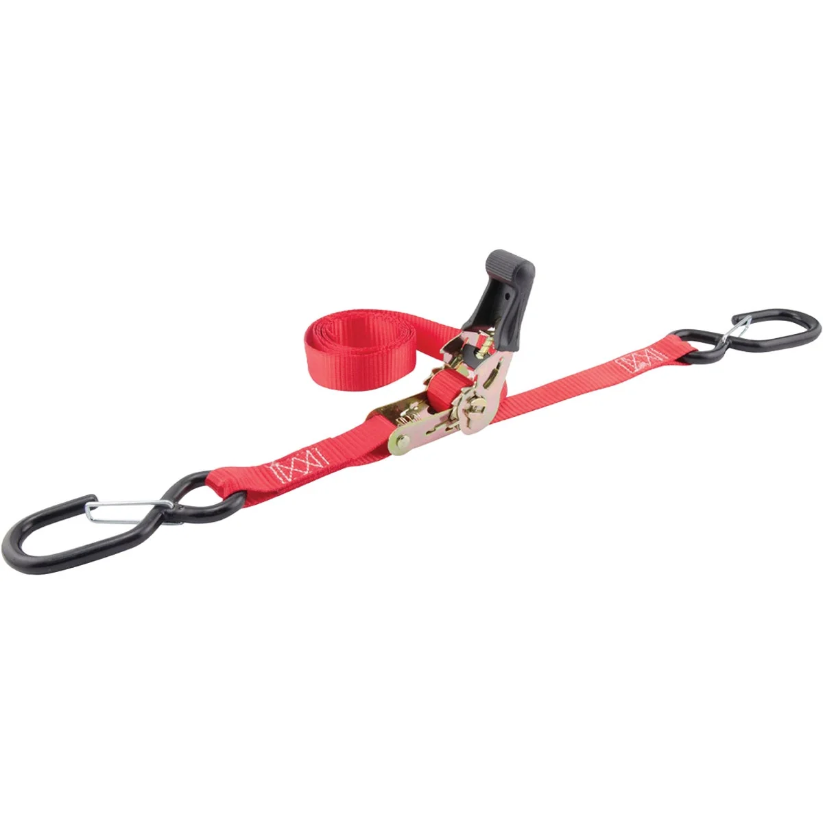 Top-Quality Erickson 1 In. x 6 Ft. 1200 Lb. Heavy-Duty Ratchet Strap with Safety Hooks 2-Pack Genuine