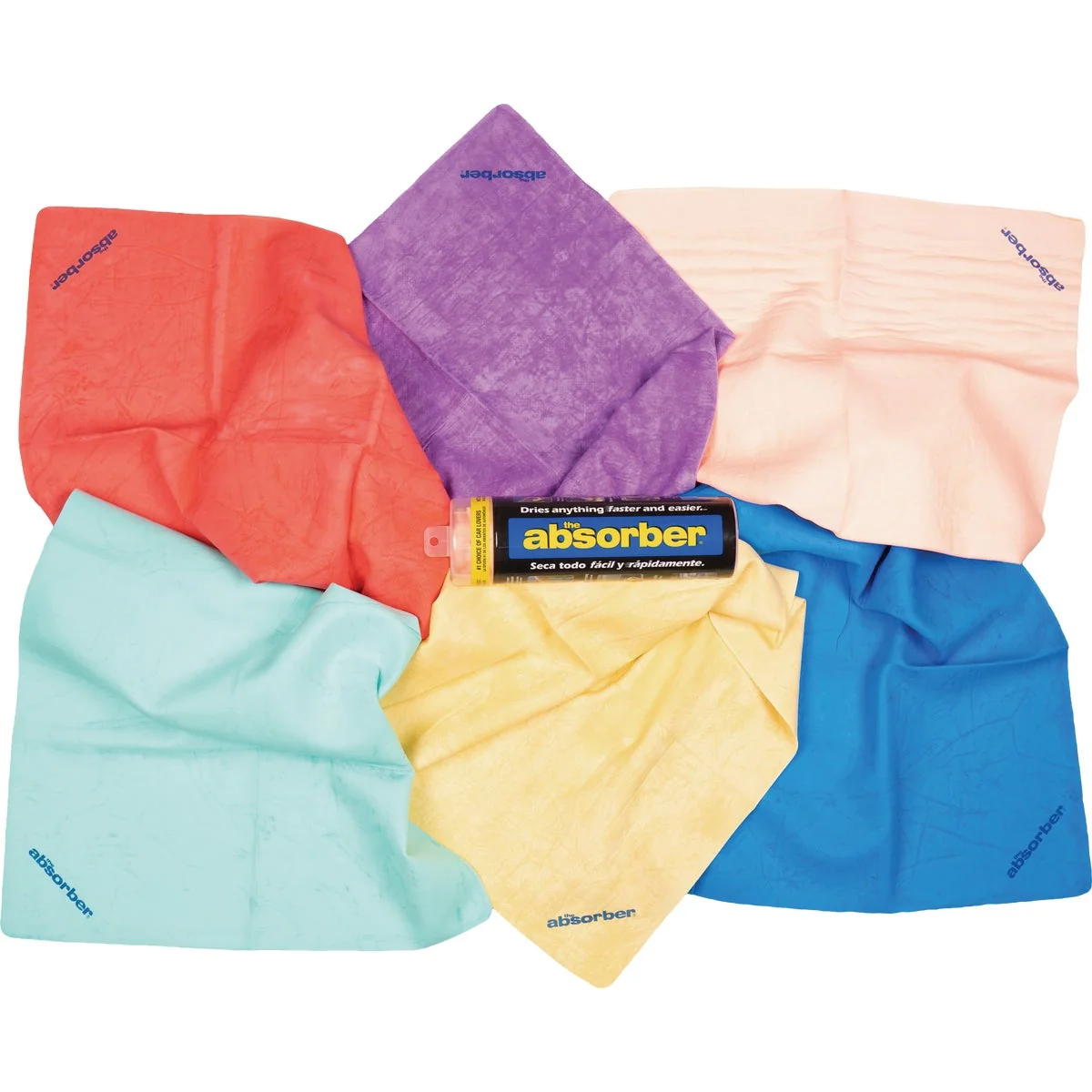 Premium CleanTools The Absorber Large 27 In. x 17 In. Chamois Cloth Assorted Colors World-Class